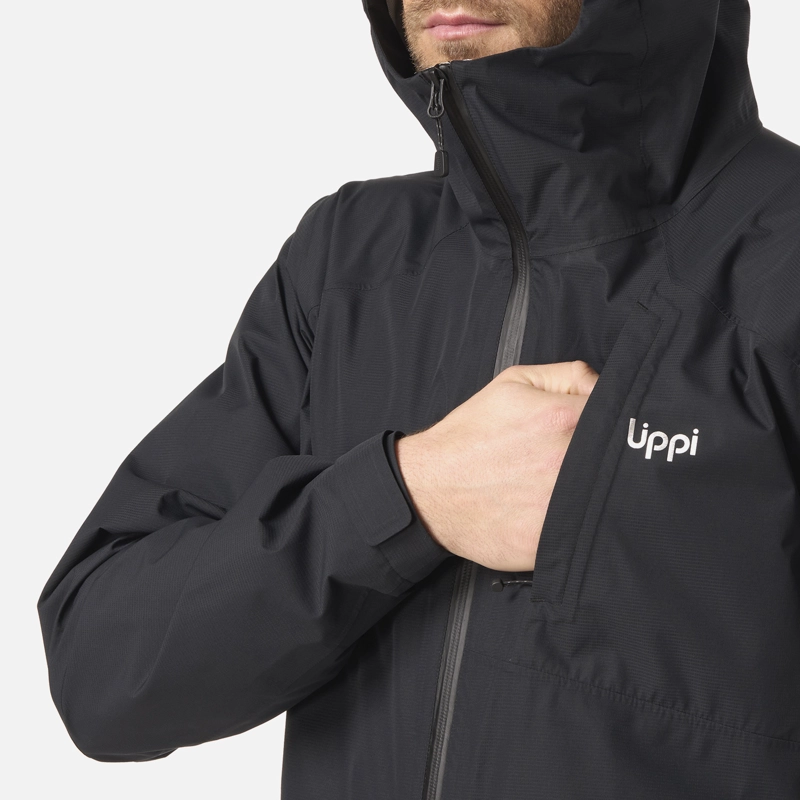 CHAQUETA HOMBRE SHIELD B-DRY HOODY JACKET NEGRO LIPPI V26 - 5