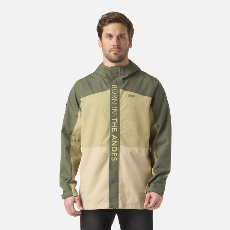 CHAQUETA HOMBRE FIREPLACE B-DRY JACKET VERDE OLIVA LIPPI V26 - 1