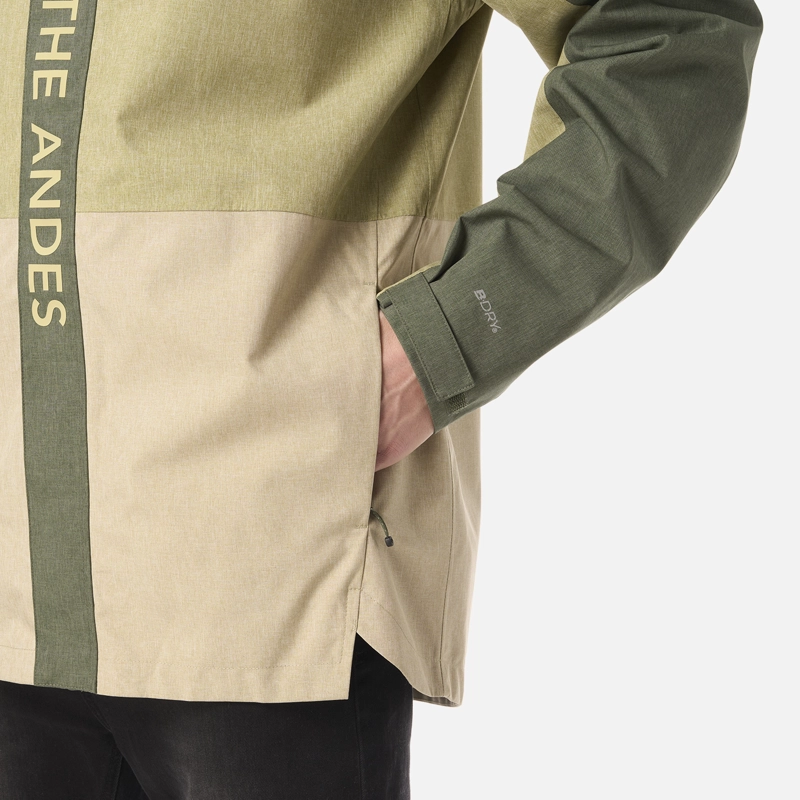 CHAQUETA HOMBRE FIREPLACE B-DRY JACKET VERDE OLIVA LIPPI V26 - 5