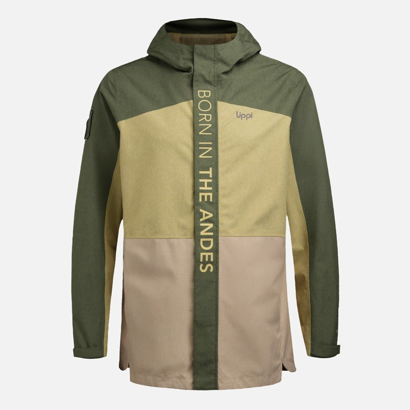 CHAQUETA HOMBRE FIREPLACE B-DRY JACKET VERDE OLIVA LIPPI V26 - 7