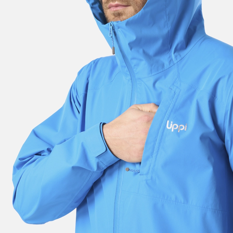 CHAQUETA HOMBRE SHIELD B-DRY HOODY JACKET AZULINO LIPPI V26 - 5