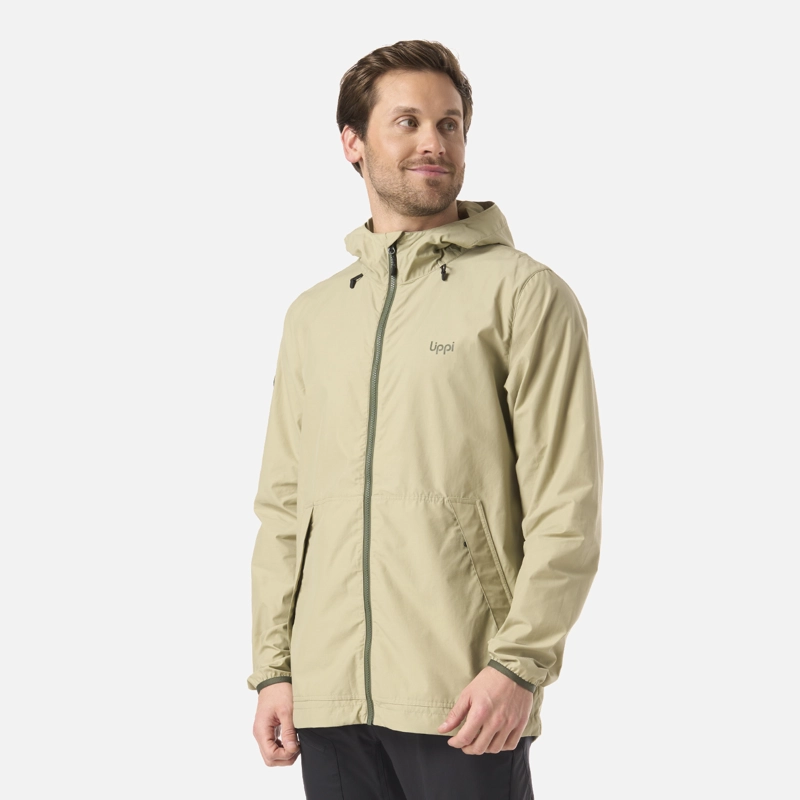 CHAQUETA HOMBRE WINDLAND WINDBREAKER HOODY JACKET VERDE OLIVA LIPPI - 2