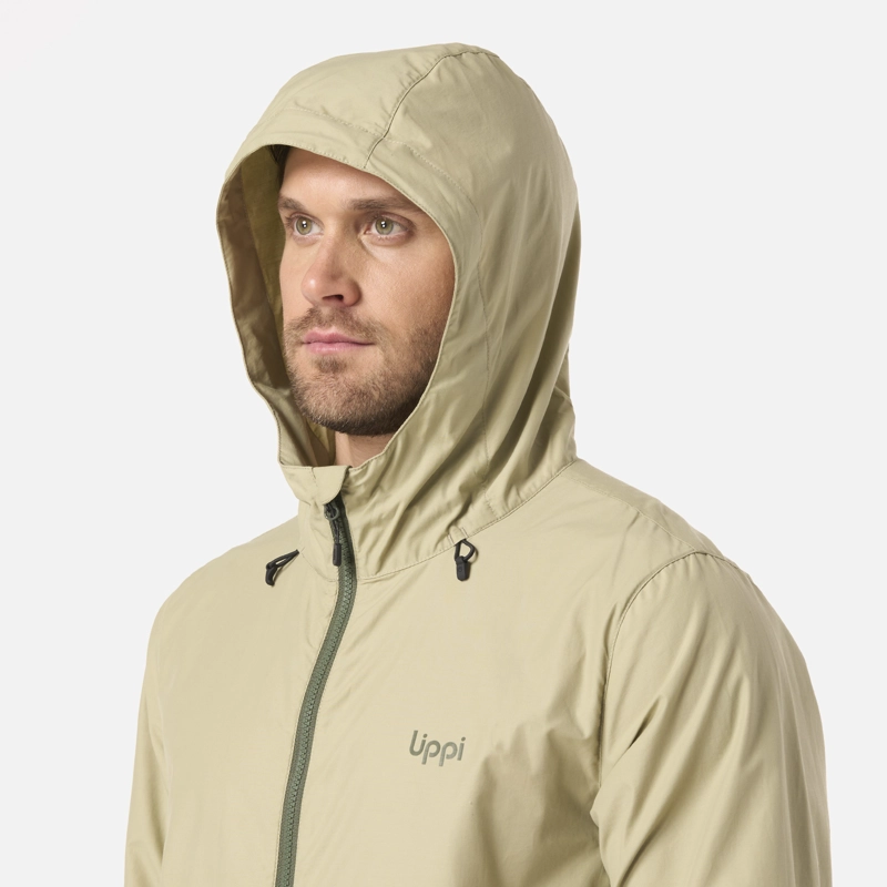CHAQUETA HOMBRE WINDLAND WINDBREAKER HOODY JACKET VERDE OLIVA LIPPI - 4