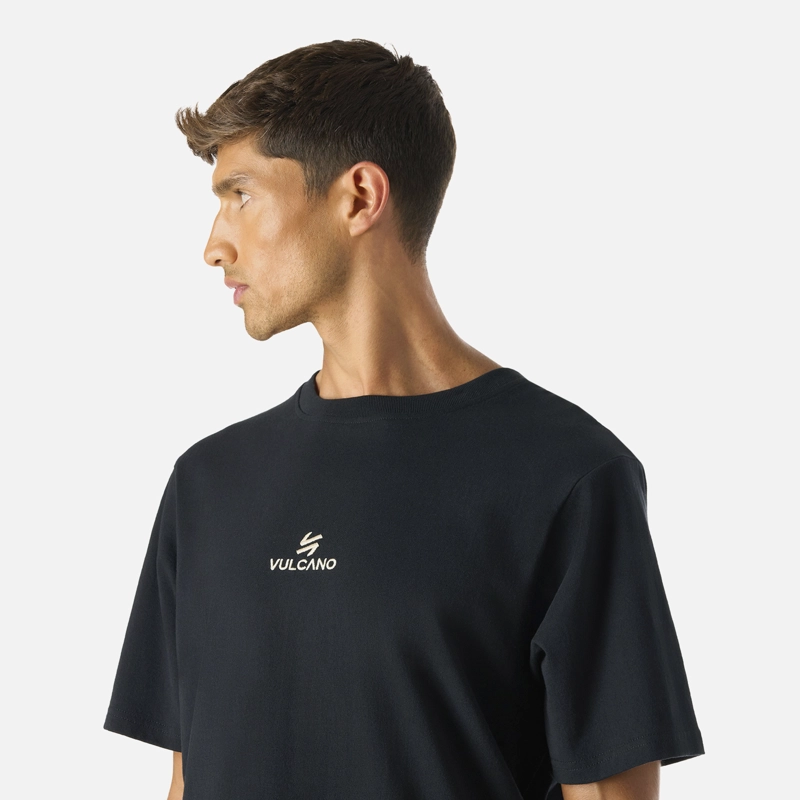 POLERA HOMBRE COOL DOWN T-SHIRT NEGRO VULCANO - 5