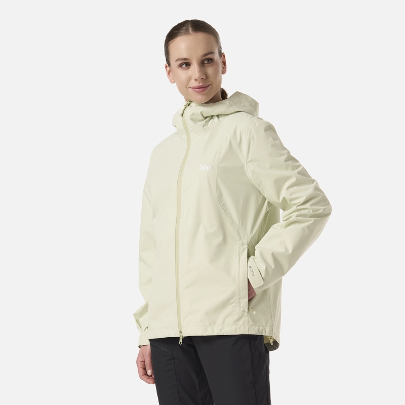CHAQUETA MUJER SHIELD B-DRY HOODY JACKET VERDE CLARO LIPPI V26 - 2