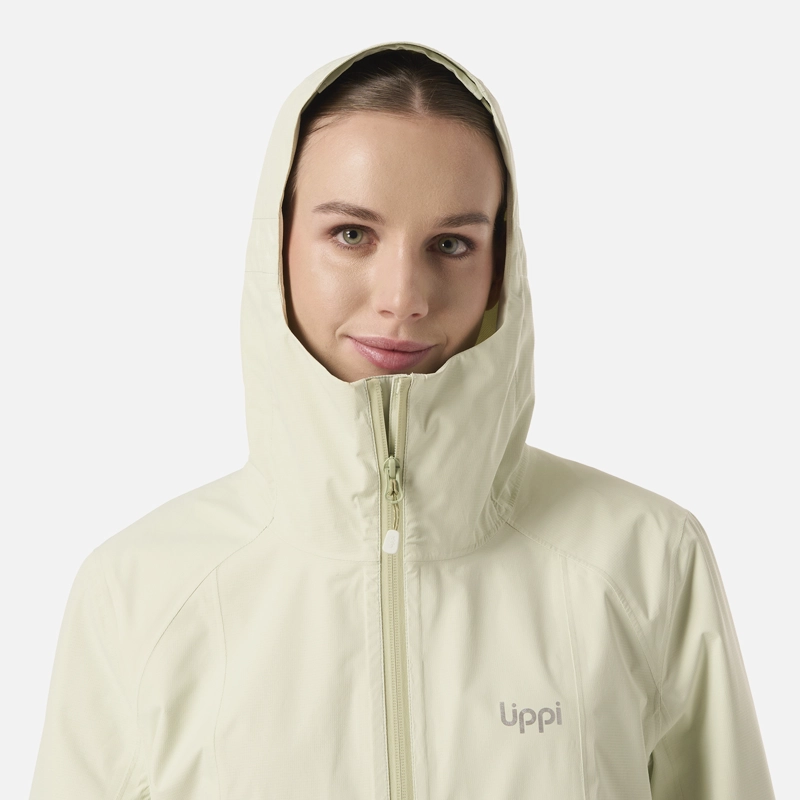 CHAQUETA MUJER SHIELD B-DRY HOODY JACKET VERDE CLARO LIPPI V26 - 4