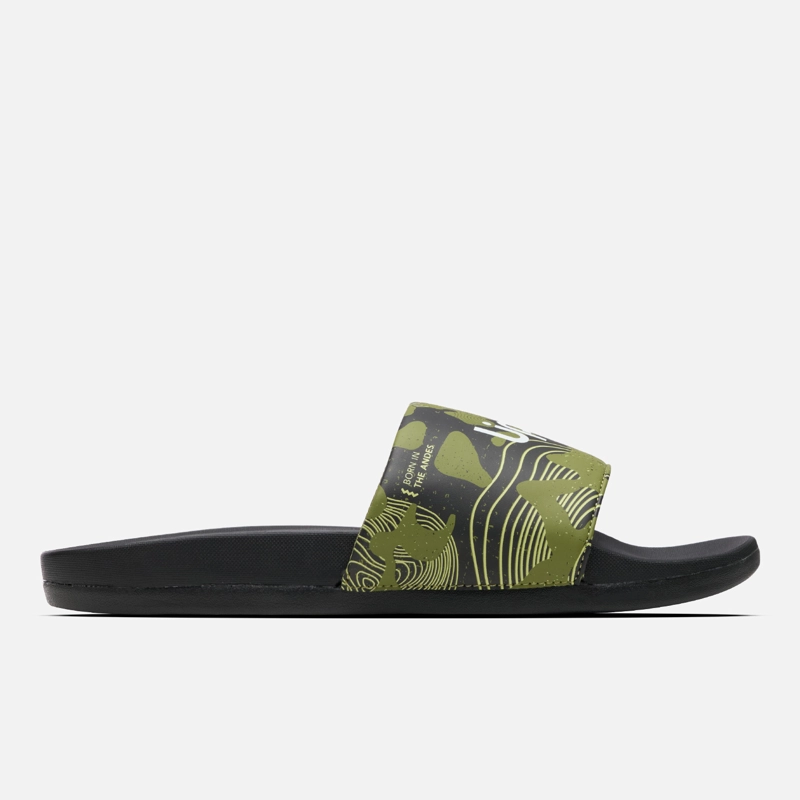 SANDALIA HOMBRE INSIGNE SLIDE PRINT VERDE LIPPI - 1
