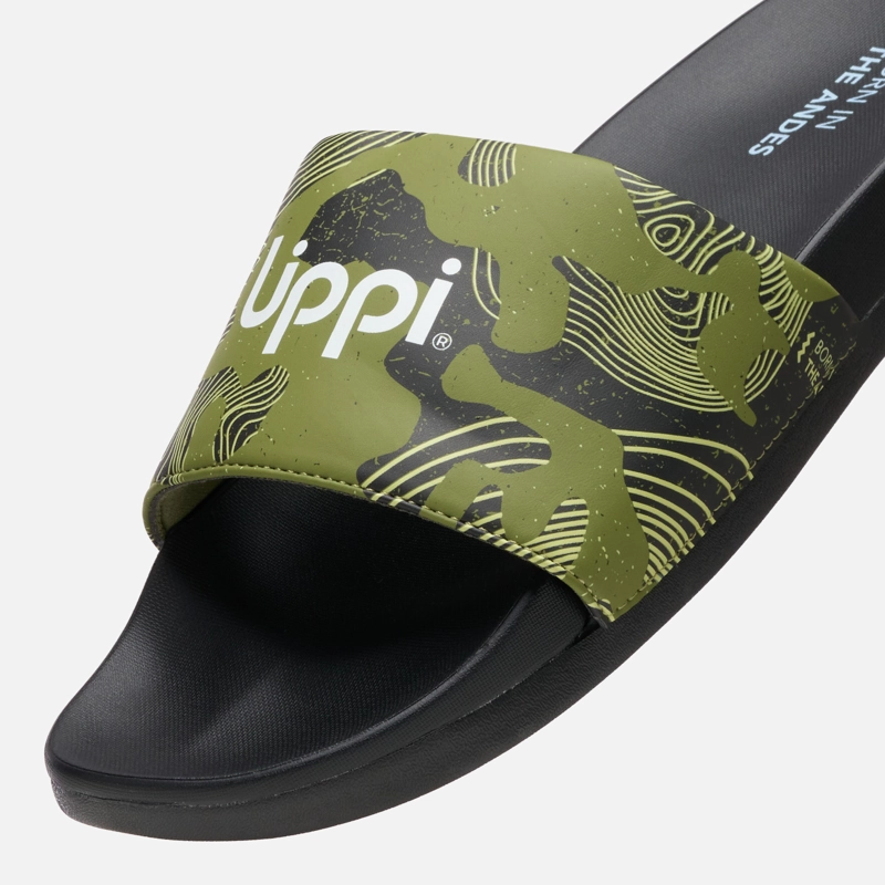 SANDALIA HOMBRE INSIGNE SLIDE PRINT VERDE LIPPI - 2