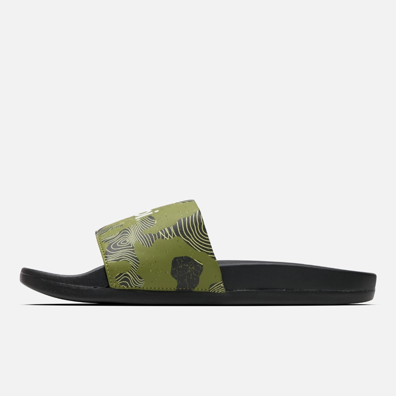 SANDALIA HOMBRE INSIGNE SLIDE PRINT VERDE LIPPI - 3