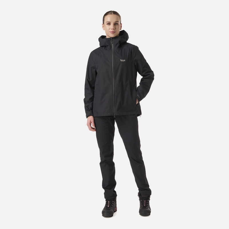 CHAQUETA MUJER SHIELD B-DRY HOODY JACKET NEGRO LIPPI V26 - 9