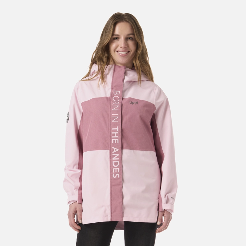 CHAQUETA MUJER FIREPLACE B-DRY JACKET ROSA OSCURO LIPPI V26 - 1