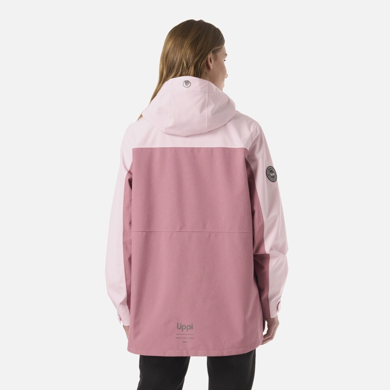 CHAQUETA MUJER FIREPLACE B-DRY JACKET ROSA OSCURO LIPPI V26 - 3