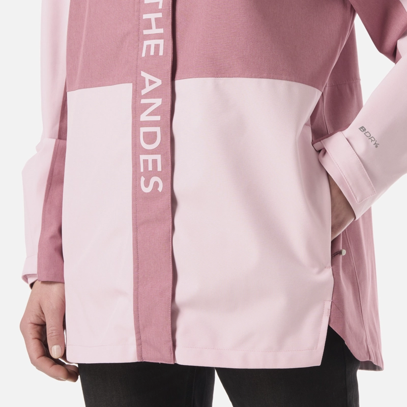 CHAQUETA MUJER FIREPLACE B-DRY JACKET ROSA OSCURO LIPPI V26 - 4