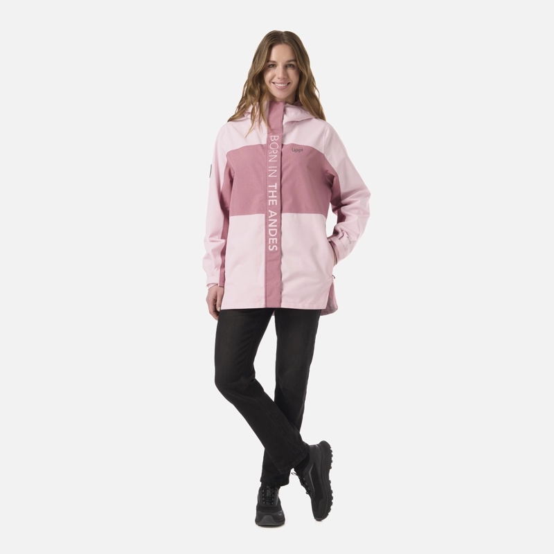 CHAQUETA MUJER FIREPLACE B-DRY JACKET ROSA OSCURO LIPPI V26 - 7