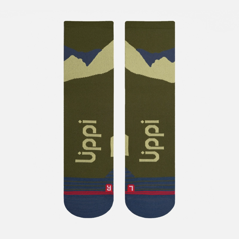 CALCETINES HOMBRE ANDES RUN SOCKS MID VERDE MUSGO LIPPI V26 - 2