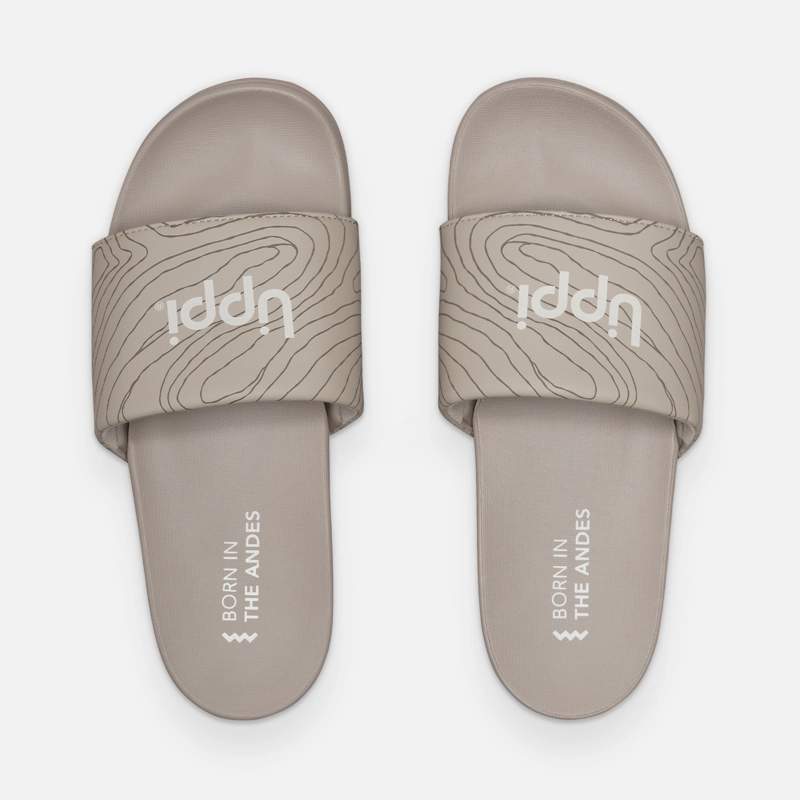 SANDALIA MUJER INSIGNE SLIDE PRINT BEIGE LIPPI - 5