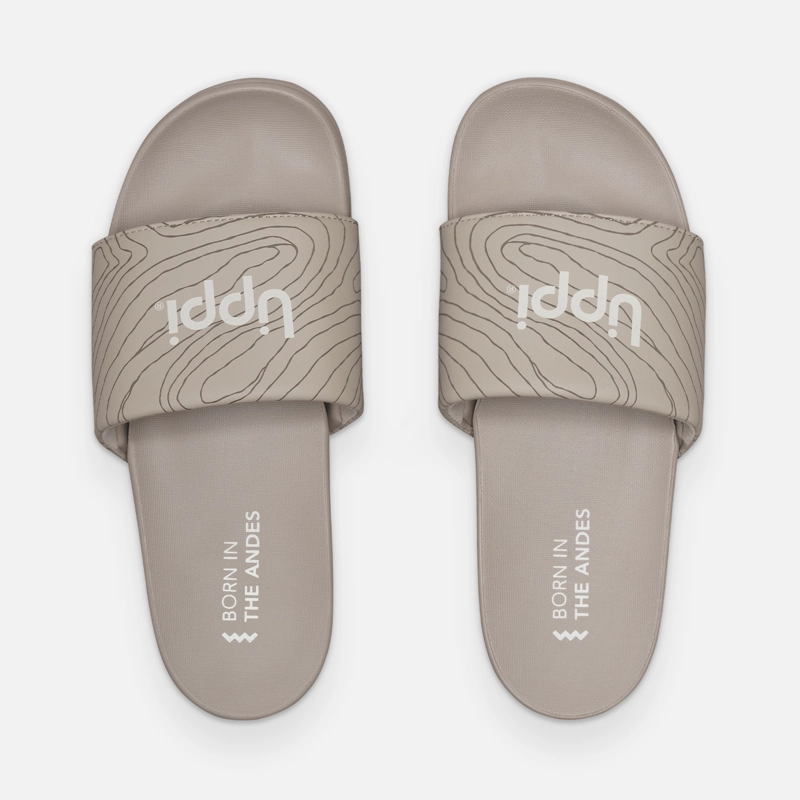 SANDALIA MUJER INSIGNE SLIDE PRINT BEIGE LIPPI - 5