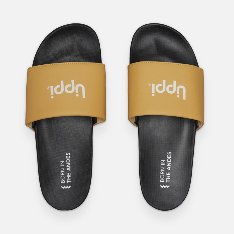 SANDALIA HOMBRE INSIGNE SLIDE MOSTAZA LIPPI - 5