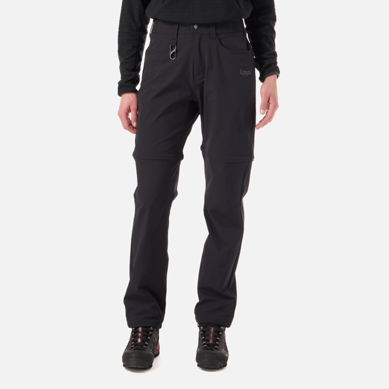 PANTALON MUJER LENNOX Q-DRY MIX-2 PANTS NEGRO LIPPI - 1