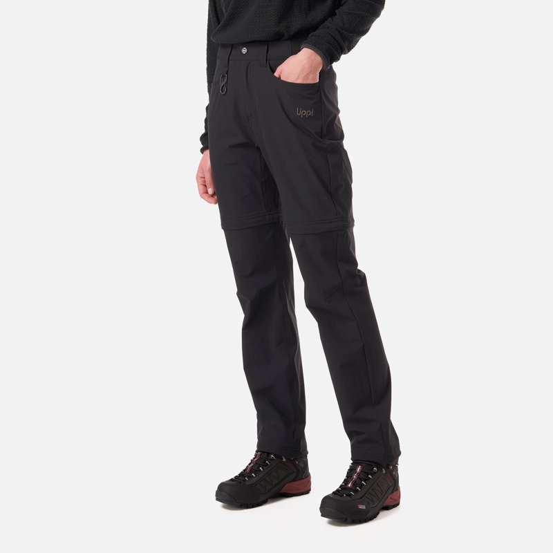 PANTALON MUJER LENNOX Q-DRY MIX-2 PANTS NEGRO LIPPI - 2