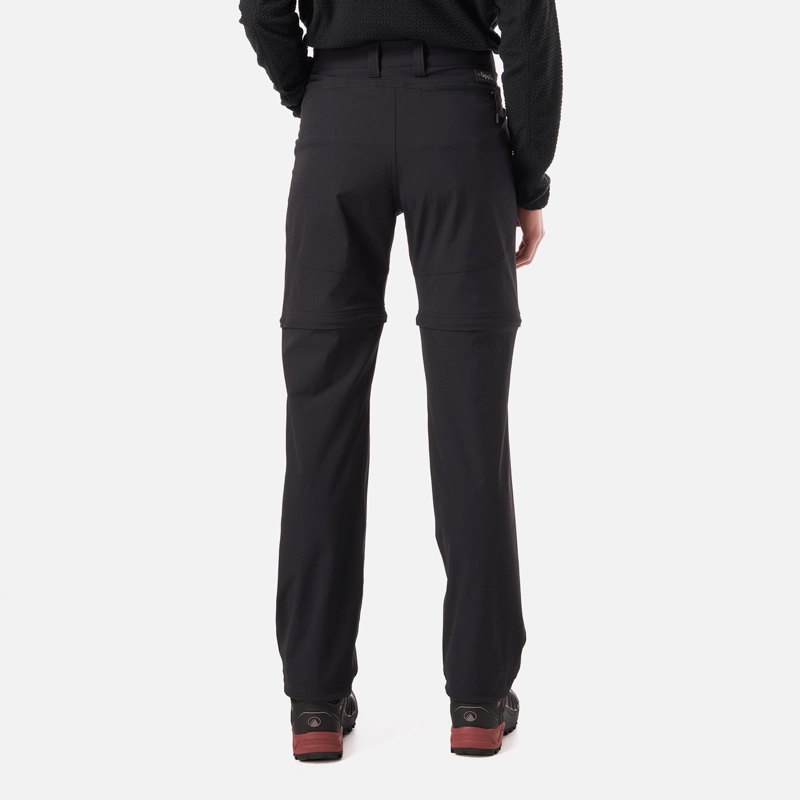 PANTALON MUJER LENNOX Q-DRY MIX-2 PANTS NEGRO LIPPI - 3