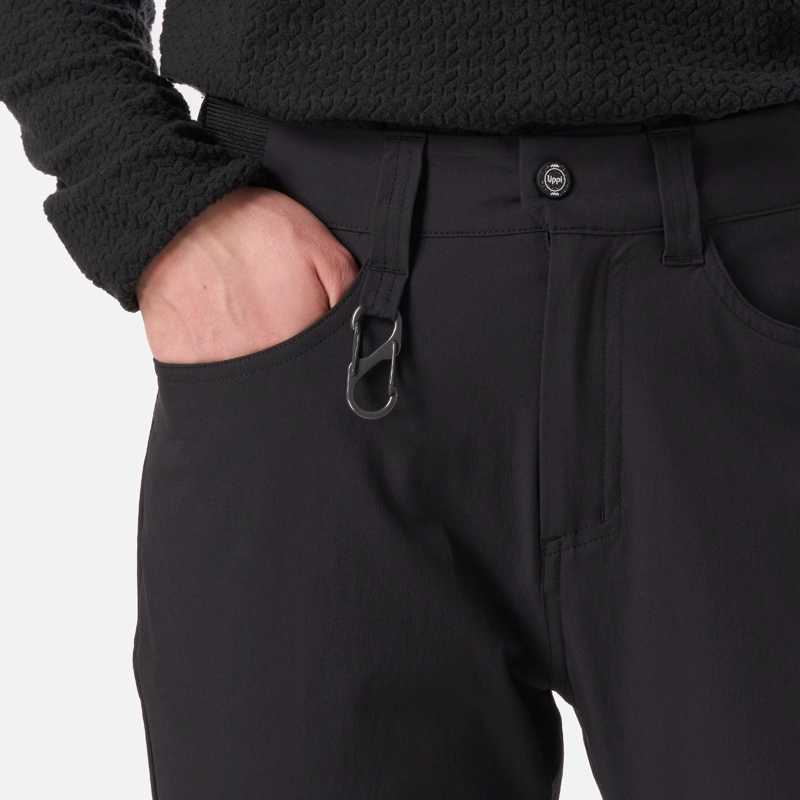 PANTALON MUJER LENNOX Q-DRY MIX-2 PANTS NEGRO LIPPI - 4