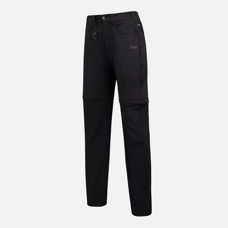 PANTALON MUJER LENNOX Q-DRY MIX-2 PANTS NEGRO LIPPI - 9