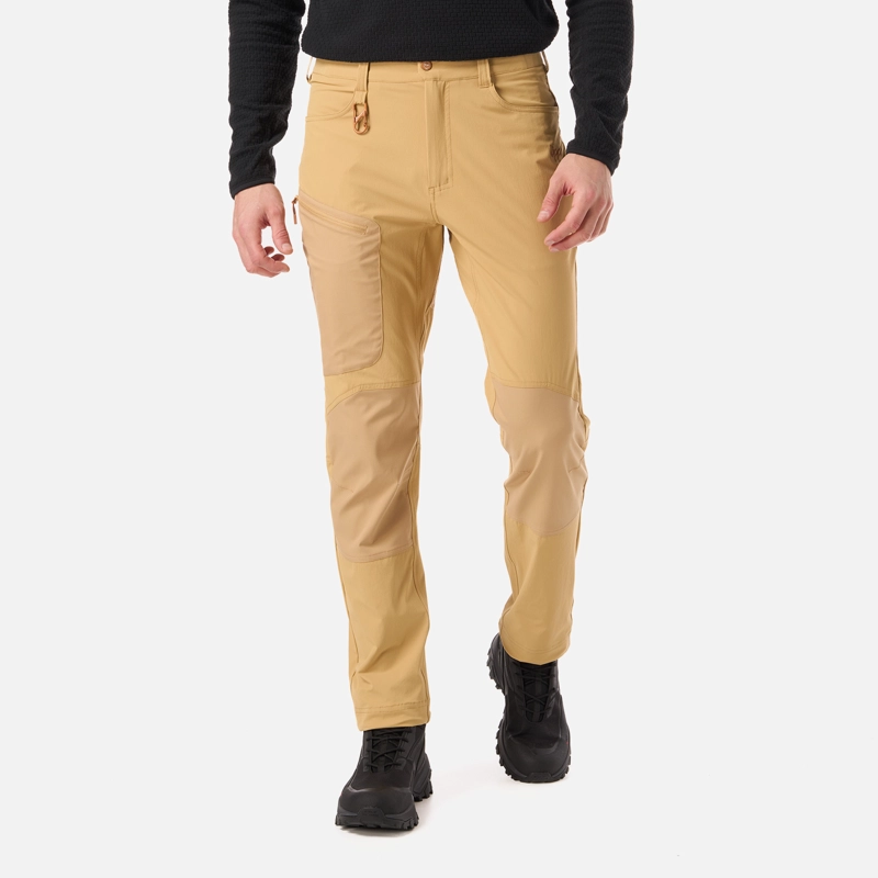 PANTALON HOMBRE LENNOX Q-DRY REGULAR FIT PANTS CAMEL LIPPI V26 - 1