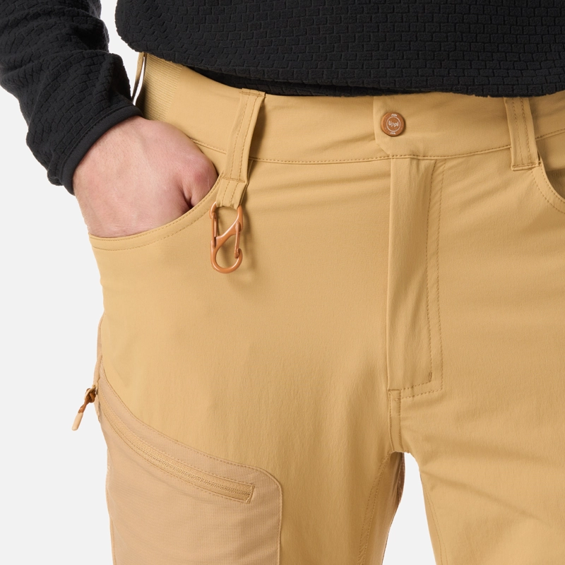 PANTALON HOMBRE LENNOX Q-DRY REGULAR FIT PANTS CAMEL LIPPI V26 - 4