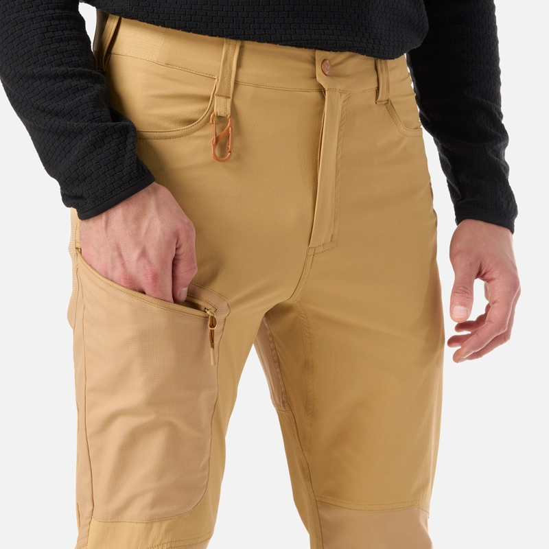 PANTALON HOMBRE LENNOX Q-DRY REGULAR FIT PANTS CAMEL LIPPI V26 - 5
