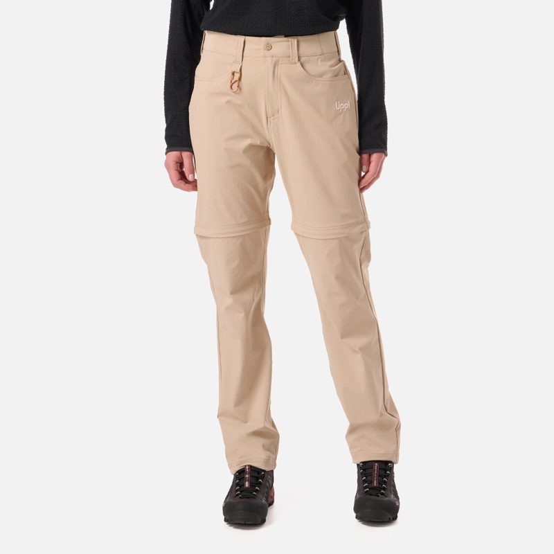 PANTALON MUJER LENNOX Q-DRY MIX-2 PANTS BEIGE LIPPI V26 - 1