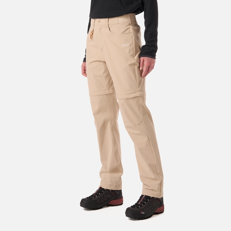 PANTALON MUJER LENNOX Q-DRY MIX-2 PANTS BEIGE LIPPI V26 - 2