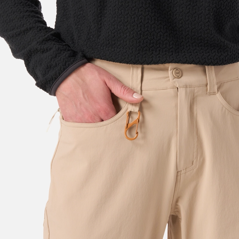 PANTALON MUJER LENNOX Q-DRY MIX-2 PANTS BEIGE LIPPI V26 - 4