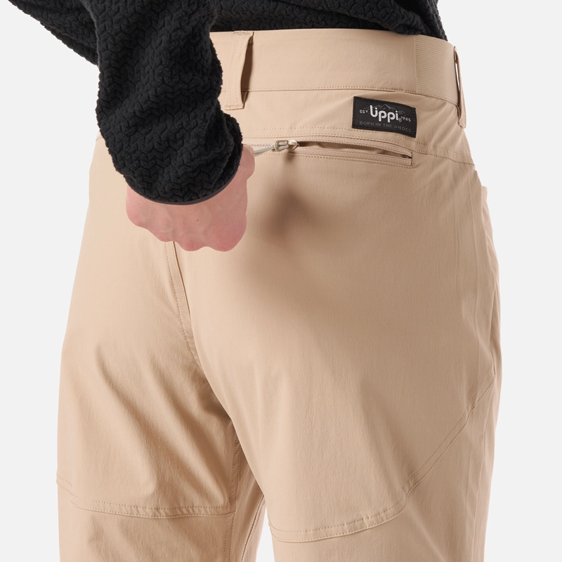 PANTALON MUJER LENNOX Q-DRY MIX-2 PANTS BEIGE LIPPI V26 - 7