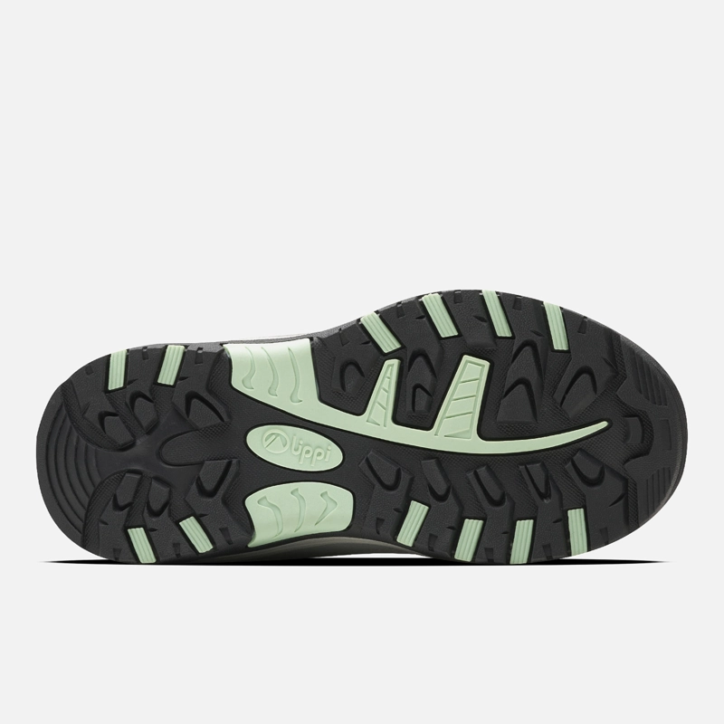 BOTIN NIÑA PUELO CS HI VELCRO GRIS CLARO / VERDE AGUA LIPPI - 4