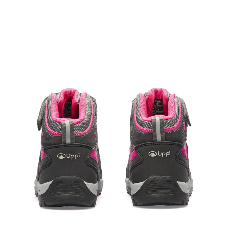 BOTIN NIÑA PUELO CS HI VELCRO GRIS / FUCSIA LIPPI - 4