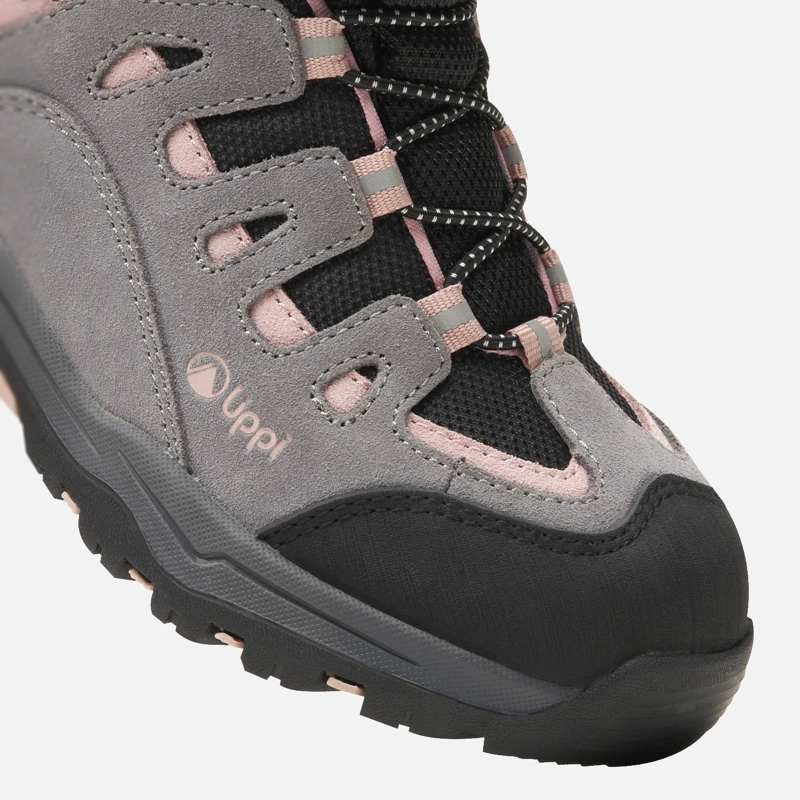 BOTIN NIÑA PUELO CS HI VELCRO GRIS / DAMASCO LIPPI - 7