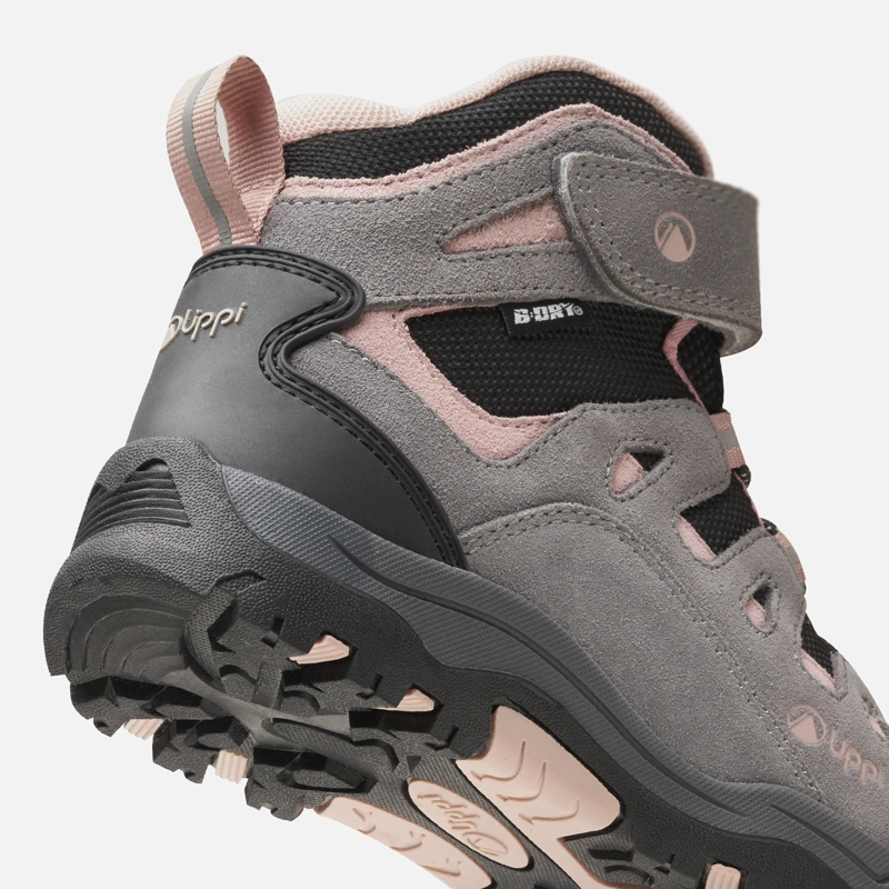 BOTIN NIÑA PUELO CS HI VELCRO GRIS / DAMASCO LIPPI - 8
