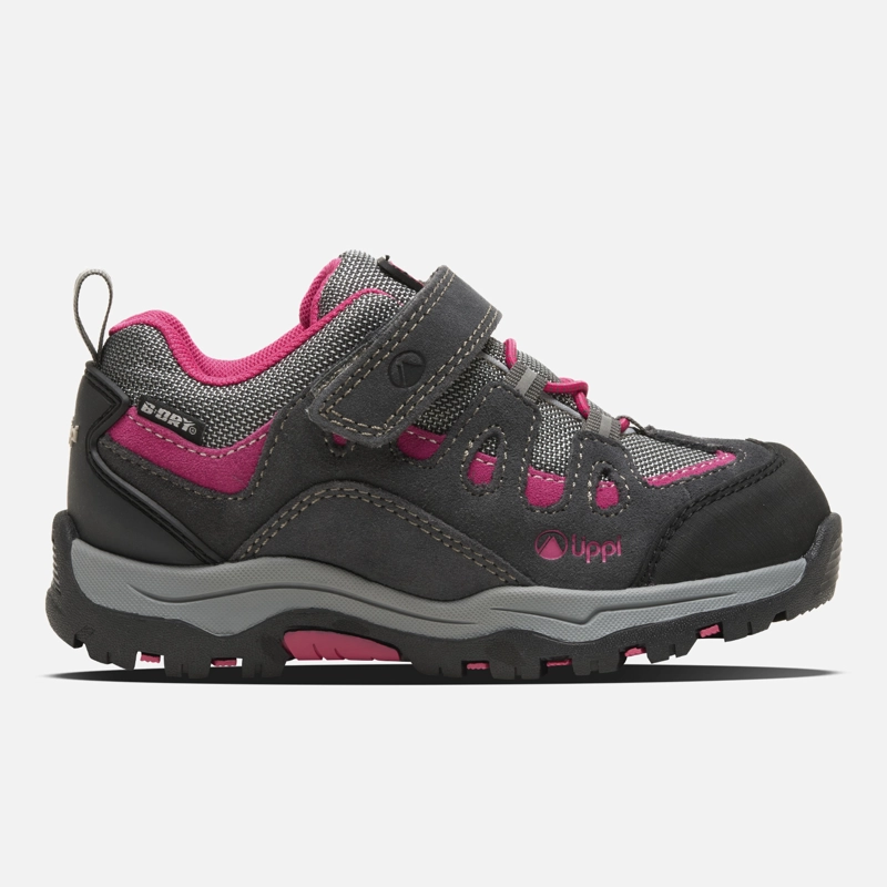ZAPATO NIÑA PUELO CS LOW VELCRO GRIS / FUCSIA LIPPI - 1