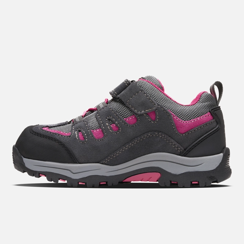 ZAPATO NIÑA PUELO CS LOW VELCRO GRIS / FUCSIA LIPPI - 2