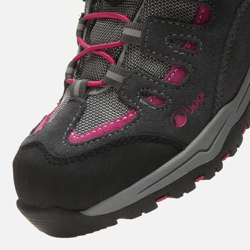 ZAPATO NIÑA PUELO CS LOW VELCRO GRIS / FUCSIA LIPPI - 7