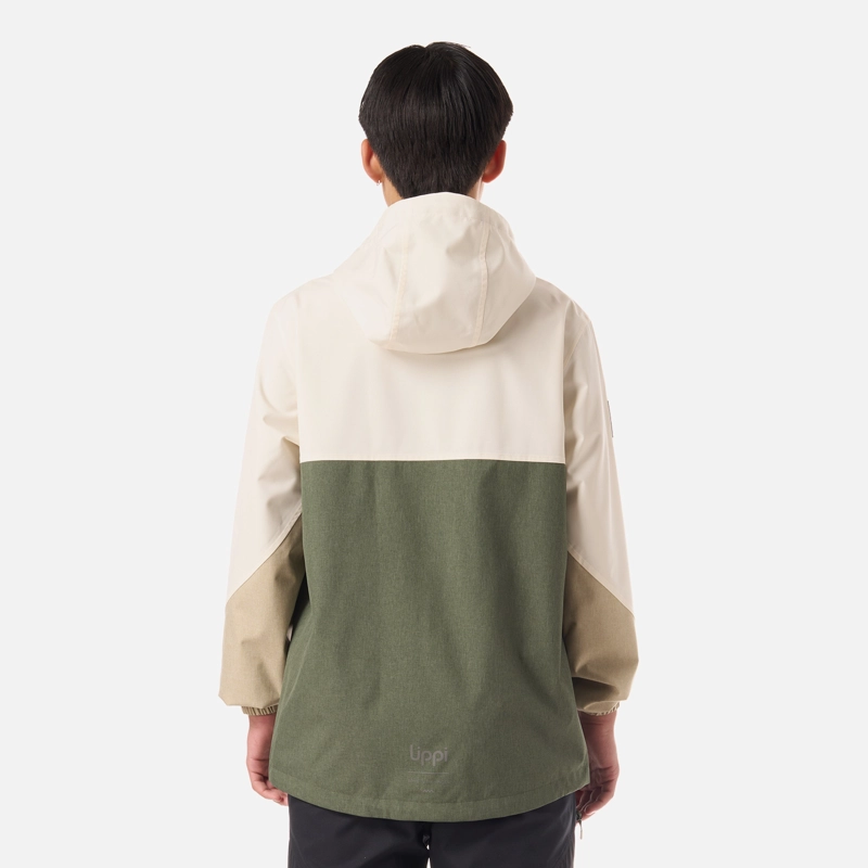 CHAQUETA TEEN BOY FIREPLACE B-DRY JACKET VERDE OLIVA LIPPI - 3