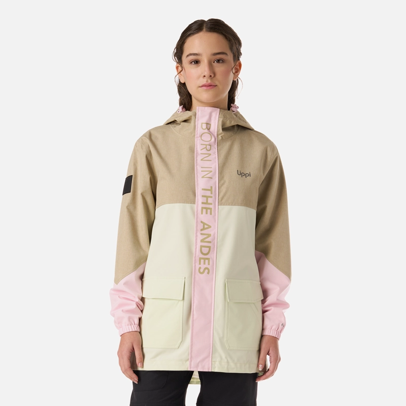 CHAQUETA TEEN GIRL FIREPLACE B-DRY JACKET VERDE OLIVA LIPPI - 1