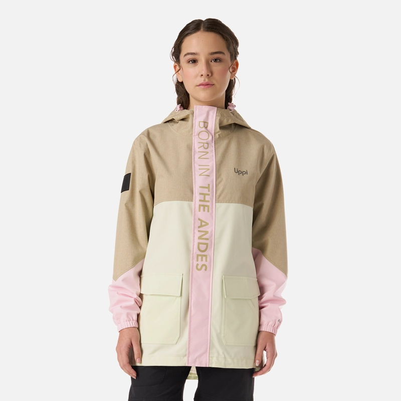 CHAQUETA TEEN GIRL FIREPLACE B-DRY JACKET VERDE OLIVA LIPPI - 1