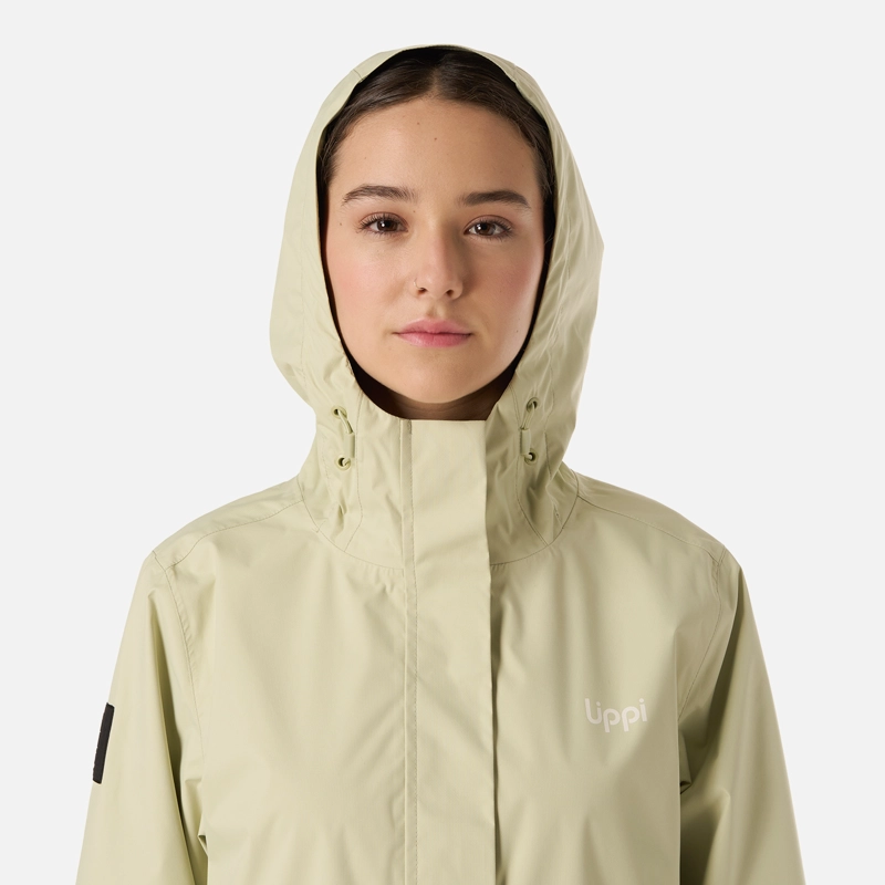 CHAQUETA TEEN GIRL BLIZZARD B-DRY HOODY JACKET GRIS / VERDE LIPPI V26 - 4