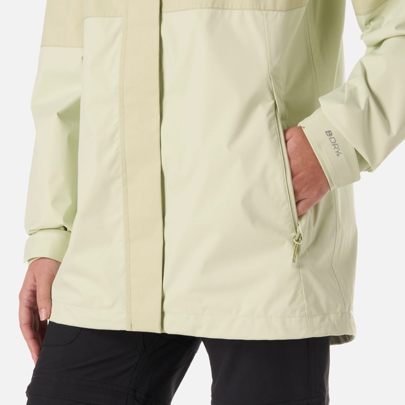 CHAQUETA TEEN GIRL BLIZZARD B-DRY HOODY JACKET GRIS / VERDE LIPPI V26 - 5