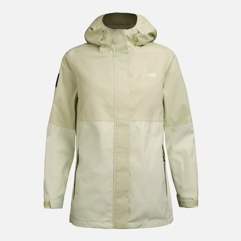 CHAQUETA TEEN GIRL BLIZZARD B-DRY HOODY JACKET GRIS / VERDE LIPPI V26 - 8