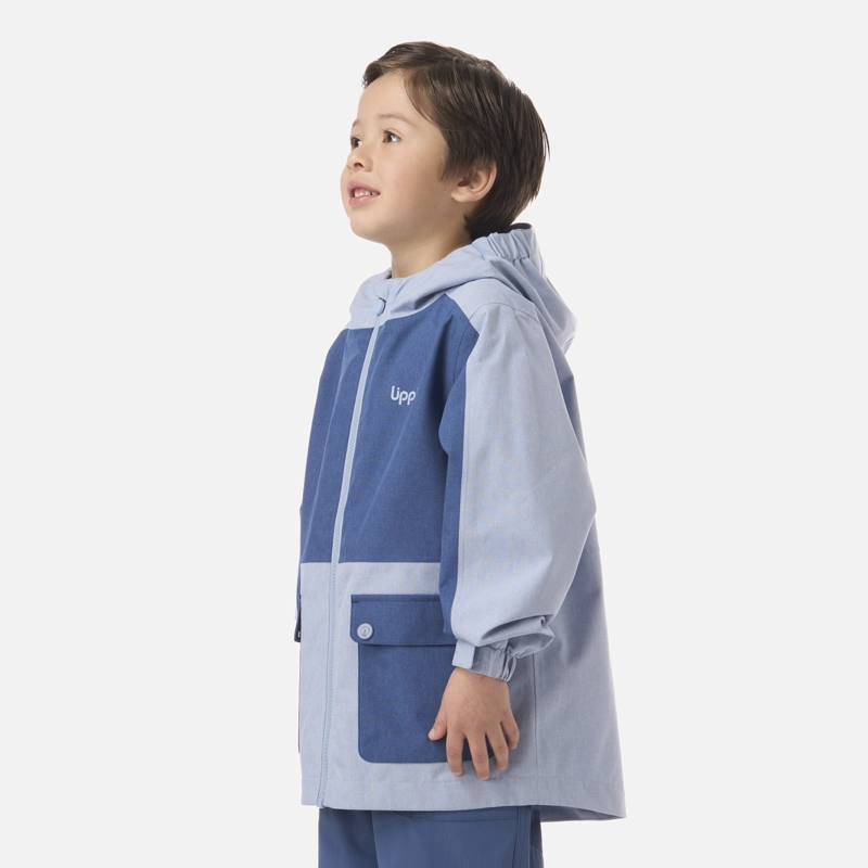 CHAQUETA NIÑO FIREPLACE B-DRY JACKET AZUL PIEDRA LIPPI - 2
