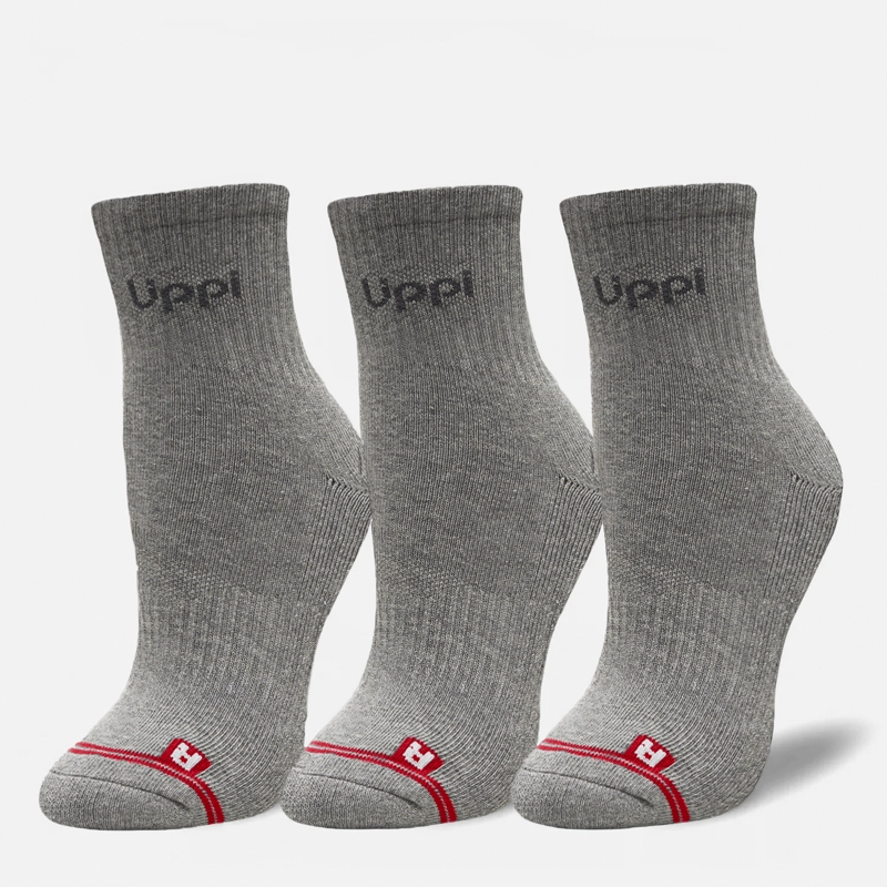 CALCETINES LOGO LIPPI PACK SHORT GRIS LIPPI V26 - 1