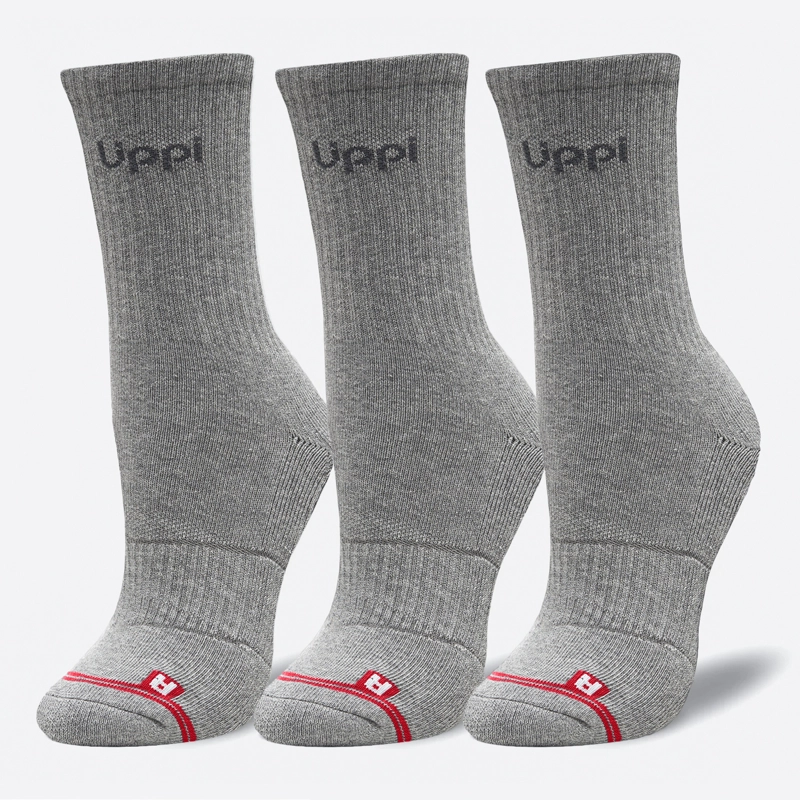 CALCETINES LOGO LIPPI PACK MID GRIS LIPPI V26 - 1